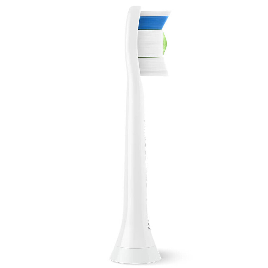 Philips, replacement tips for Sonicare W2 Optimal White sonic toothbrush, white, 4 pieces.