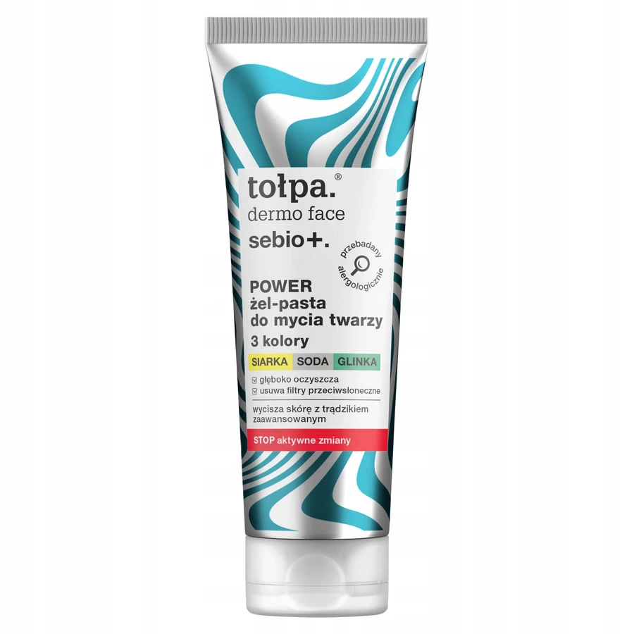 Tolpa Dermo Face Sebio+ Power, gel nettoyant pour le visage, 100 ml