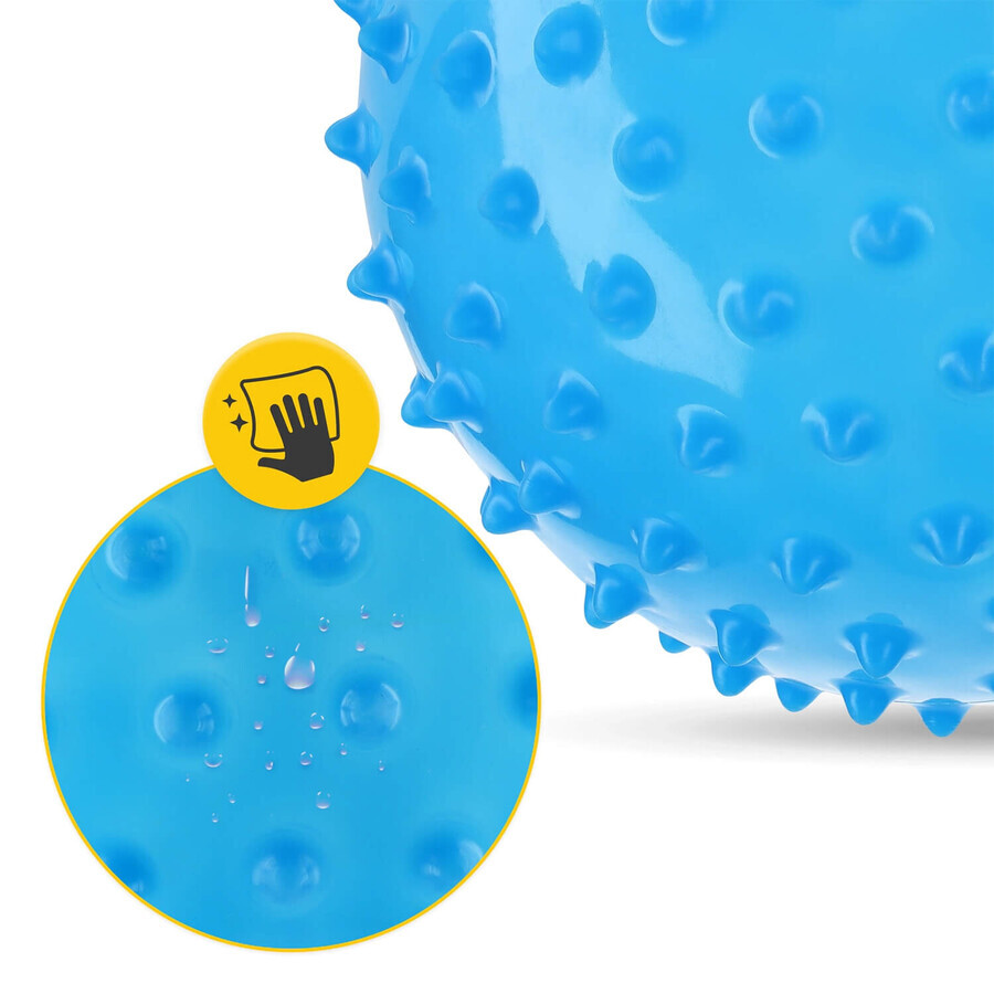 4Fizjo, Reha-Ball mit Stacheln, 20 cm, blau, 1 Stück