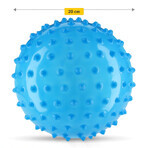 4Fizjo, Reha-Ball mit Stacheln, 20 cm, blau, 1 Stück