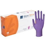 Abena, nitrile gloves, non-sterile, powder-free, purple, size M, 100 pieces