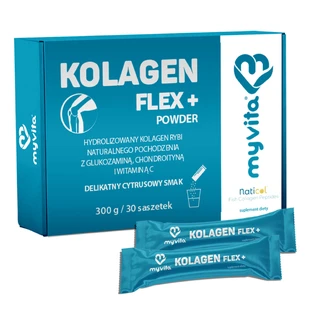 MyVita Collageen Flex+, citrussmaak, 10 g x 30 sachets