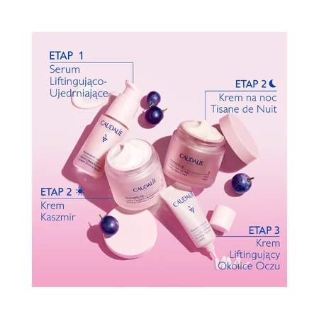 Caudalie Resveratrol-Lift, Crema de Día Lifting Cachemira, 50 ml