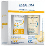 Bioderma Daily Protection Kit für Ihr Baby, Spray, ab 12 Monaten, SPF 50+, 200 ml + Badeöl, 200 ml Bioderma Daily Protection Kit für Ihr Baby, Spray, ab 12 Monaten, SPF 50+, 200 ml + Badeöl, 200 ml