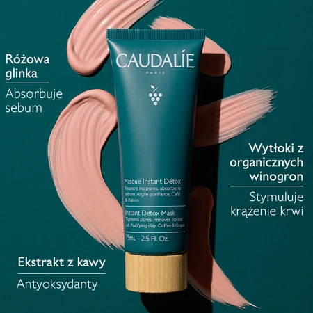 Caudalie Vinoclean, instant detoxifying mask, 35 ml