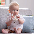 Sophie So'pure giraffe, rubber bijtring met ringen, vanaf de geboorte, 1 stuk