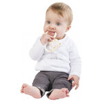Sophie So'pure giraffe, rubber bijtring met ringen, vanaf de geboorte, 1 stuk