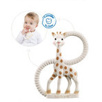 Sophie So'pure giraffe, rubber bijtring met ringen, vanaf de geboorte, 1 stuk