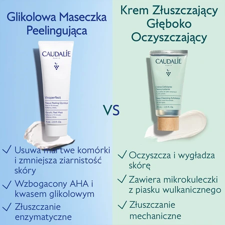 Caudalie Vinoperfect, glycolic peeling mask, 75 ml