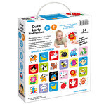 CzuCzu Large contrast cards, baby book, 6-9 months, 24 elements CzuCzu Large contrast cards, baby book, 6-9 months, 24 elements