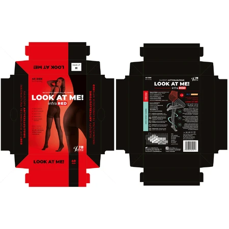 Veera Look at Me infraRED, Anti-Cellulite-Strumpfhose, Make-up, Größe M