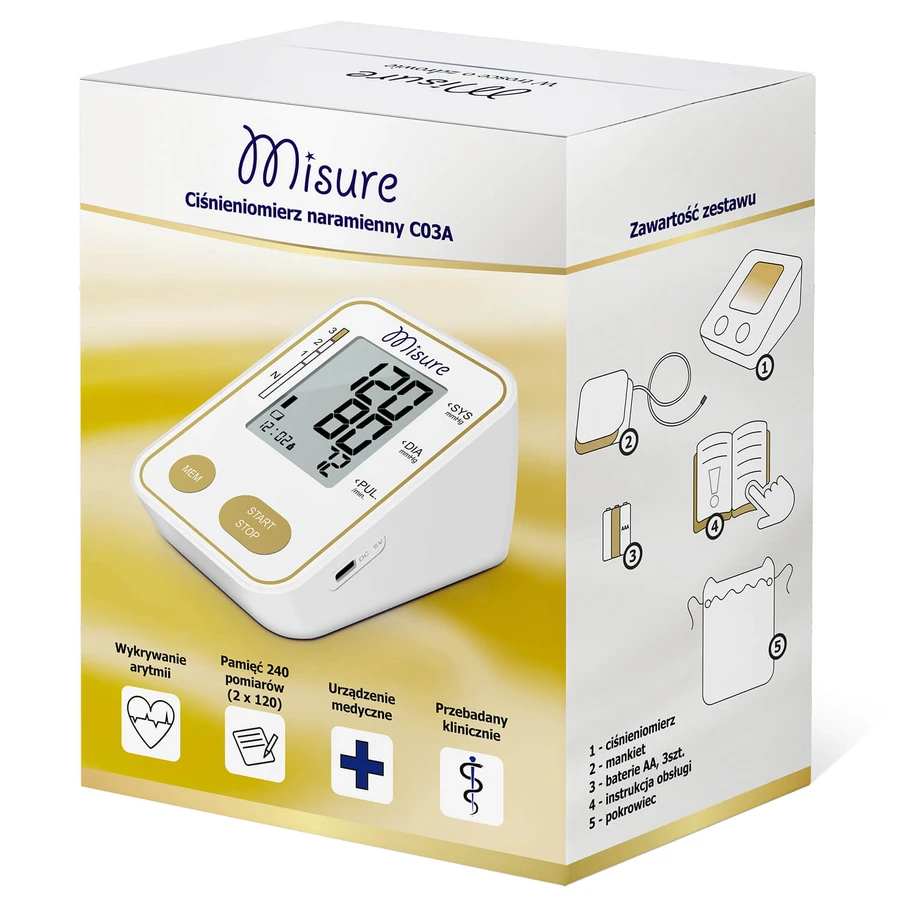 Misure C03A, bovenarm bloeddrukmeter