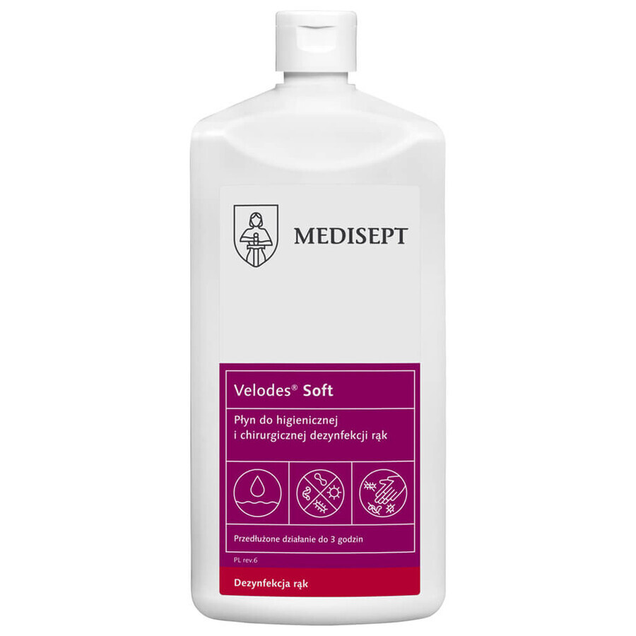 Medisept Velodes Soft, hand disinfectant, 500 ml