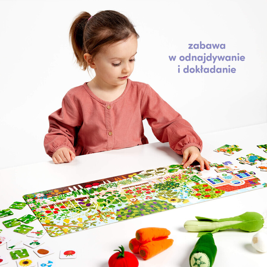 CzuCzu What grows in the garden, puzzle for children, 3-4 years old, 40 elements