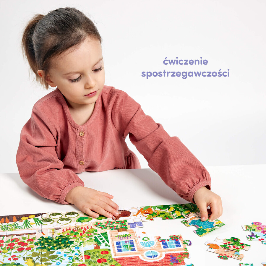 CzuCzu What grows in the garden, puzzle for children, 3-4 years old, 40 elements