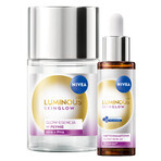 Nivea Luminous 630 Skin Glow set, vloeibare glow-essence, 100 ml + instant glow-serum, 30 ml Nivea Luminous 630 Skin Glow set, vloeibare glow-essence, 100 ml + instant glow-serum, 30 ml
