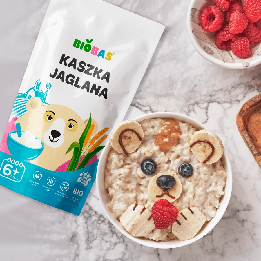 BioBas Bio millet porridge, no added sugar, from 6 months, 200 g