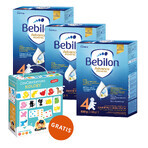 Set Bebilon Advance Pronutra 4 Junior, lait maternisé nutritif, après 2 ans, 3 x 1000 g + CzuCzu, cartes de dominos couleurs libres Set Bebilon Advance Pronutra 4 Junior, lait maternisé nutritif, après 2 ans, 3 x 1000 g + CzuCzu, cartes de dominos couleurs libres
