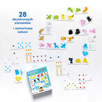 Set Bebilon Advance Pronutra 4 Junior, lait maternisé nutritif, après 2 ans, 3 x 1000 g + CzuCzu, cartes de dominos couleurs libres