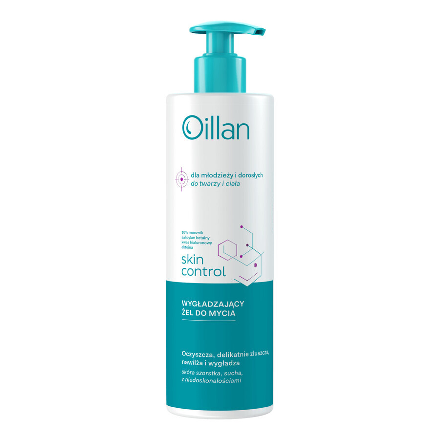 Oillan Skin Control, smoothing cleansing gel, 400 ml