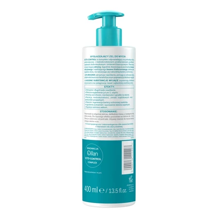 Oillan Skin Control, gladmakende reinigingsgel, 400 ml