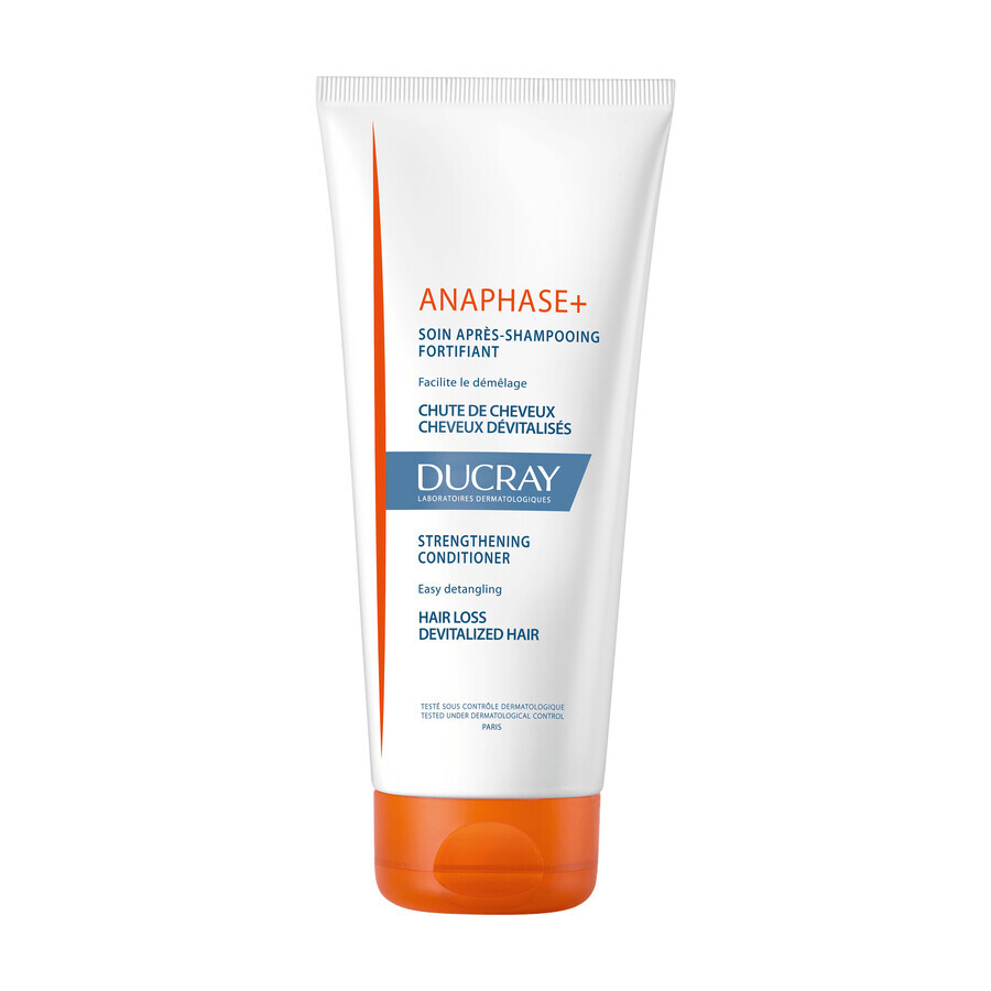 Ducray Anaphase+ set, après-shampoing fortifiant, facilite le coiffage, 200 ml + shampoing anti-chute, fortifie et donne du volume, 400 ml