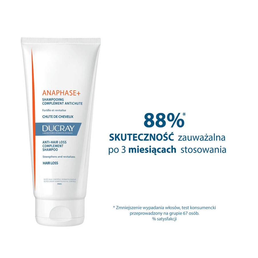 Ducray Anaphase+ set, après-shampoing fortifiant, facilite le coiffage, 200 ml + shampoing anti-chute, fortifie et donne du volume, 400 ml