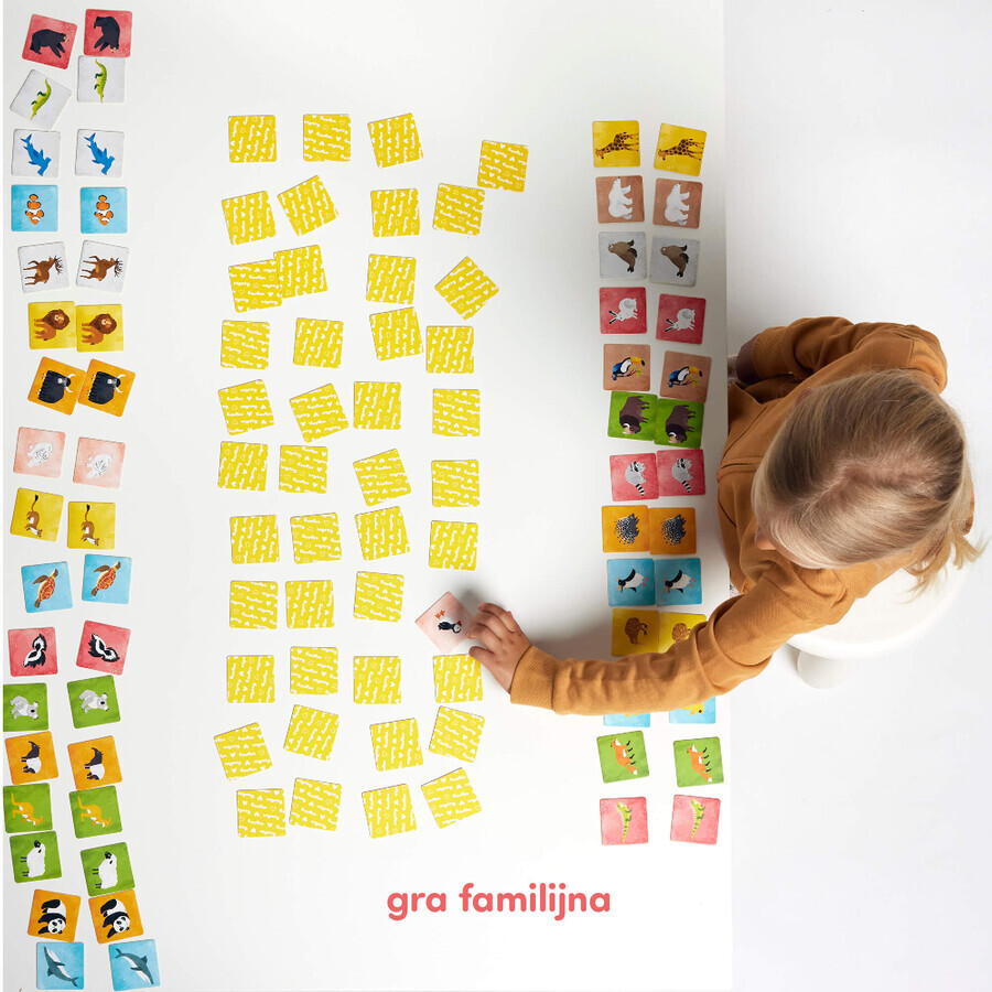 CzuCzu Memory Animals of the World, game for children, from 3 years old, 108 elements