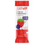 JustVit Lecca-lecca per l'immunità, senza zuccheri aggiunti, da 3 anni, gusto fragola-aronia, 40 pezzi CONFEZIONE DIFETTOSA JustVit Lecca-lecca per l'immunità, senza zuccheri aggiunti, da 3 anni, gusto fragola-aronia, 40 pezzi CONFEZIONE DIFETTOSA