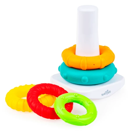 Dumel Tuli Fun, juguete, Pirámide, aros de colores, a partir de 6 meses, 1 pieza