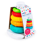 Dumel Tuli Fun, jouet, Pyramide, cerceaux colorés, à partir de 6 mois, 1 pièce Dumel Tuli Fun, jouet, Pyramide, cerceaux colorés, à partir de 6 mois, 1 pièce