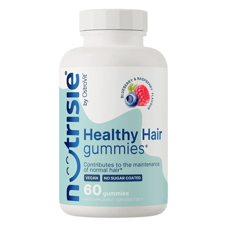 OstroVit Healthy Hair Koala Gummies, berry and raspberry flavor, 60 pieces