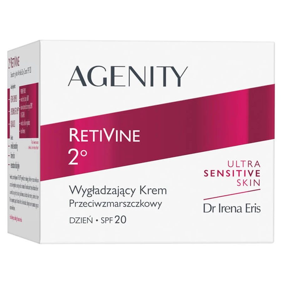 Agenity 2° RetiVine, gladmakende antirimpel dagcrème, SPF 20, 50 ml