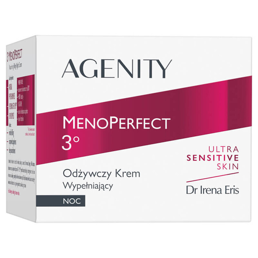 Agenity 3° MenoPerfect, nourishing filling night cream, 50 ml