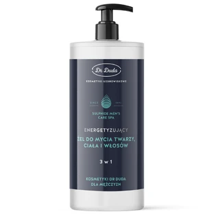 Dr. Duda, energizing face, body and hair cleansing gel 3-in-1, for men, 500 g