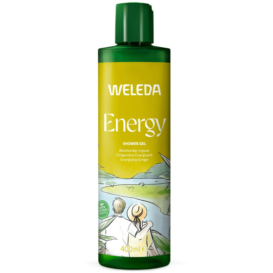 Weleda Energy, douchegel met gember, 400 ml