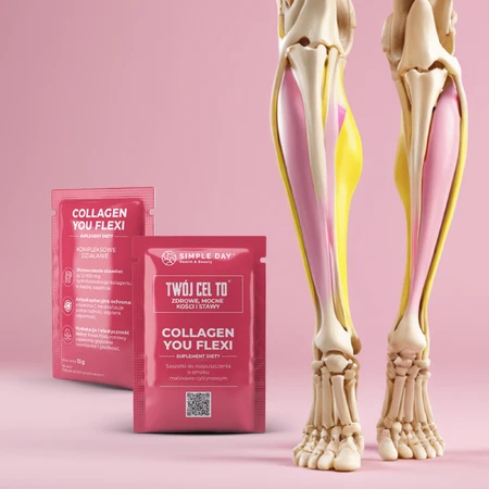 Simple Day Collagen You Flexi, frambozen- en citroensmaak, 30 sachets