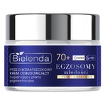 Bielenda Exosomas de Juventud 70+, crema reparadora antiarrugas para aclarar manchas pigmentarias, 50 ml