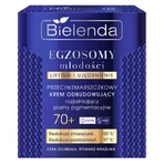 Bielenda Exosomas de Juventud 70+, crema reparadora antiarrugas para aclarar manchas pigmentarias, 50 ml