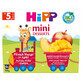 HiPP Mini Dessert Bio, măr, piersică, mango, după 5 luni, 4 x 100 g
