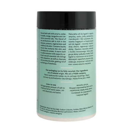 Hagi Boso After Moss, natural bath salt, 460 g