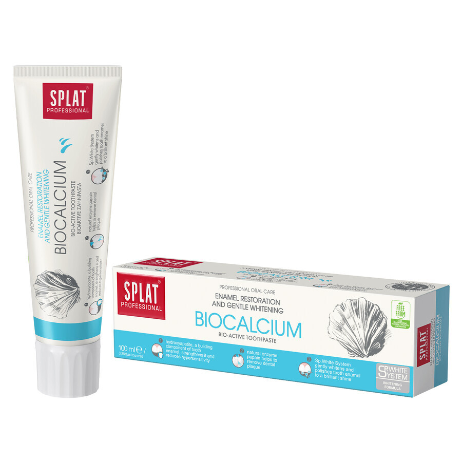 Splat Professional Biocalcium tandpasta, witmakend en glazuurversterkend, 100 ml