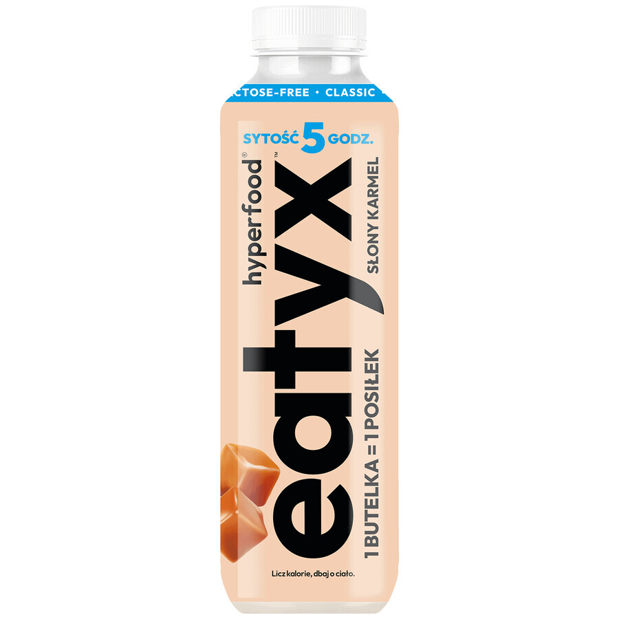 OSHEE Eatyx, masă lichidă gata de băut, fără lactoză, caramel sărat, 500 ml