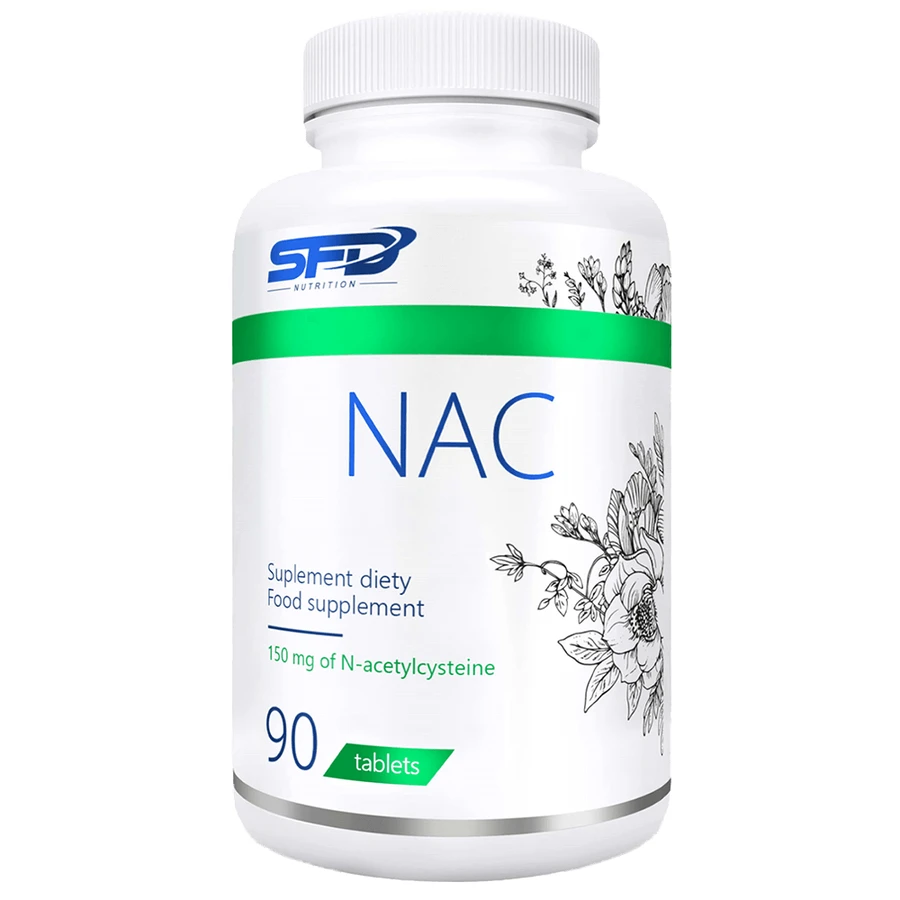 SFD NAC, N-Acetyl-L-Cysteine, 90 tablets