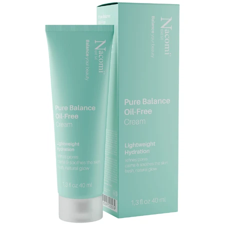 Nacomi Next Level, Pure Balance vochtinbrengende crème, 40 ml