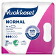 Vuokkoset White, wingless sanitary napkins, Normal, 14 pieces