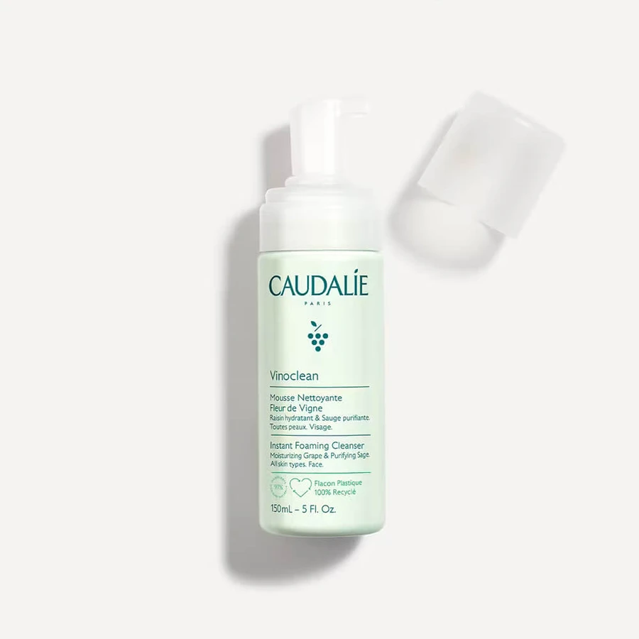 Caudalie Vinoclean Fleur de Vigne, mousse nettoyante pour le visage, 150 ml