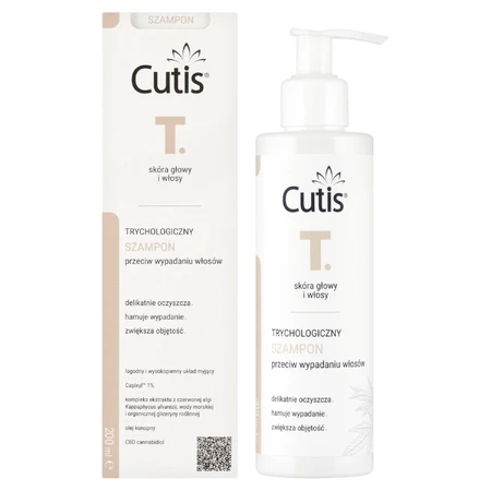 Cutis T, trichologisches Shampoo gegen Haarausfall, 200 ml