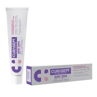 Curasept ADS DNA Implant PRO, pasta dentífrica con clorhexidina 0,2% y ácido hialurónico, 75 ml
