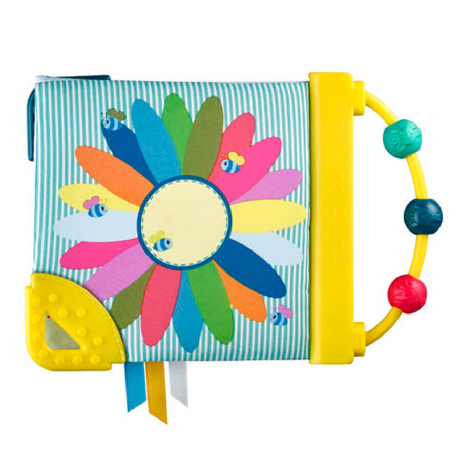 Set Sophie la giraffa, tettarella in gomma, dalla nascita, 1 pz + libretto morbido, 1 pz + sonaglio, 1 pz